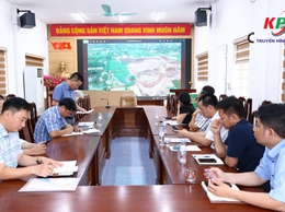 Xã Kiều Phú làm việc với các đơn vị liên quan nhằm tháo gỡ khó khăn về hạ tầng tại khu vực dự án Bảo tàng Thiên nhiên Việt Nam