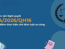 NGHỊ QUYẾT VỀ VIỆC THÍ ĐIỂM THỰC HIỆN CHẾ ĐỊNH LUẬT SƯ CÔNG