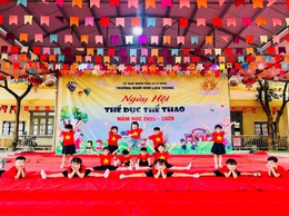 Trường Mầm non Liên Trung tổ chức Ngày hội Thể dục Thể thao năm học 2025 - 2026