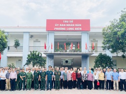Phường Long Biên tổ chức gặp mặt, đưa đoàn người có công và thân nhân liệt sĩ đi điều dưỡng đợt 1/2026 tại Trung tâm nuôi dưỡng và điều dưỡng người có công số 3 Hà Nội