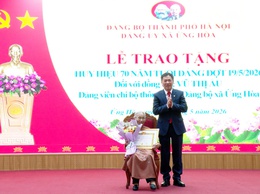ỨNG HOÀ TRAO TẶNG HUY HIỆU ĐẢNG ĐỢT 19/5/2026.