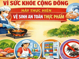 Bài tuyên truyền hưởng ứng tháng hành động an toàn thực phẩm năm 2026
