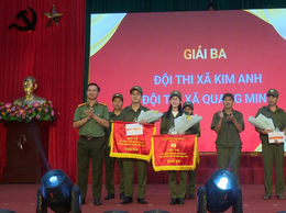 CÔNG AN XÃ KIM ANH GIÀNH GIẢI BA TRONG CUỘC THI LỰC LƯỢNG BẢO VỆ AN NINH CƠ SỞ GIỎI TẠI HỘI THI CỤM SỐ 8 – THÀNH PHỐ HÀ NỘI