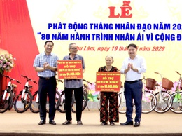 THƯ LÂM PHÁT ĐỘNG THÁNG NHÂN ĐẠO NĂM 2026
 “ 80 NĂM HÀNH TRÌNH NHÂN ÁI VÌ CỘNG ĐỒNG”
