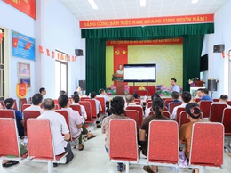 UBND xã Thư Lâm phối hợp với Công ty Cổ phần Công nghệ môi trường Sugina tổ chức Hội nghị lấy ý kiến cơ quan, tổ chức, cá nhân và cộng đồng dân cư đối với Đồ án điều chỉnh cục bộ các ô đất LK-39, LK-40, LK-41, LK-42 