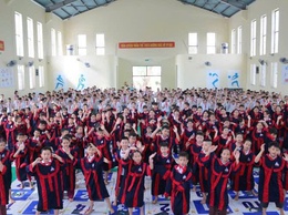Tưng bừng hội thi rung chuông vàng tại trường Tiểu học Vân Tảo