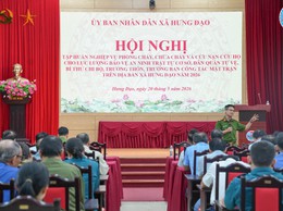 XÃ HƯNG ĐẠO TỔ CHỨC HỘI NGHỊ TUYÊN TRUYỀN, TẬP HUẤN NGHIỆP VỤ PHÒNG CHÁY, CHỮA CHÁY VÀ CỨU NẠN, CỨU HỘ NĂM 2026