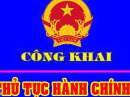 Thông báo công khai danh mục thủ tục hành chính thuộc thẩm quyền giải quyết của UBND cấp xã trên địa bàn thành phố Hà Nội.
