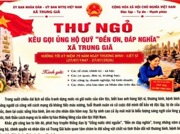 ĐẢNG ỦY - HĐND - UBND - UB MTTQ Việt Nam xã Trung Giã kêu gọi ủng hộ quỹ 