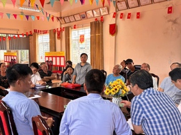 Sơn Đồng vận động GPMB tại khu vực Khóm Dâu-Đồng Cốc