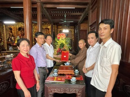 Xã Chương Dương tổ chức thăm, chúc mừng Đại lễ Phật Đản Phật lịch 2570  - Dương lịch 2026