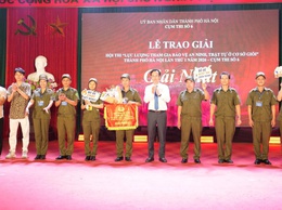 Sôi nổi hội thi lực lượng bảo vệ an ninh, trật tự ở cơ sở Cụm thi đua số 6