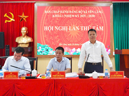 Hội nghị lần thứ Tám Ban Chấp hành Đảng bộ xã Yên Lãng khóa I