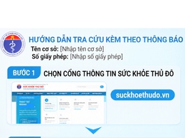 Hướng dẫn tra cứu thông tin hành nghề y tế ngoài công lập đối với cá nhân, tổ chức thuộc quản lý nhà nước của Sở Y tế Hà Nội