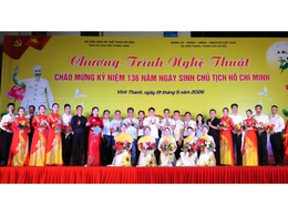 Xã Vĩnh Thanh tổ chức Chương trình nghệ thuật chào mừng kỷ niệm 136 năm Ngày sinh Chủ tịch Hồ Chí Minh (19/5/1890 - 19/5/2026).