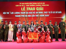 Phường Định Công xuất sắc giành giải Ba Hội thi “Lực lượng tham gia bảo vệ an ninh, trật tự ở cơ sở giỏi” Cụm thi số 2 – Thành phố Hà Nội