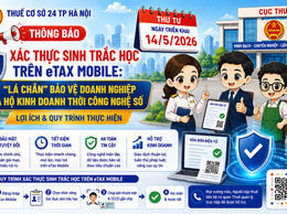 Xác thực sinh trắc học trên eTax Mobile: “Lá chắn” bảo vệ doanh nghiệp và hộ kinh doanh thời công nghệ số - lợi ích và quy trình thực hiện