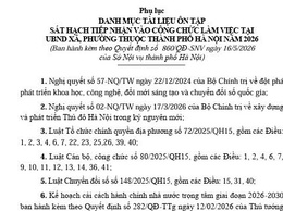 Hà Nội phê duyệt danh mục tài liệu ôn tập phục vụ sát hạch tiếp nhận vào công chức cấp xã, phường năm 2026