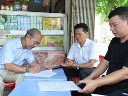 Thôn Tiên Xuân hưởng ứng Chiến dịch cao điểm 40 ngày đêm nước rút hoàn thành công tác giải phóng mặt bằng Dự án cải tạo, nâng cấp Quốc lộ 6