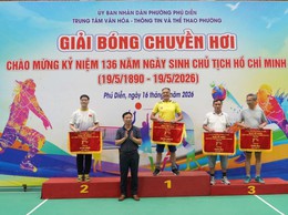  Giải thi đấu Bóng chuyền hơi phường Phú Diễn năm 2026