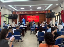 UBND phường Khương Đình tổ chức chi trả tiền bồi thường, hỗ trợ, tái định cư phục vụ Dự án đầu tư xây dựng đường Vành đai 2,5
