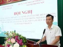 Gần 300 cán bộ, tuyên truyền viên xã Thanh Oai được phổ biến, tập huấn về Luật Thủ đô năm 2026