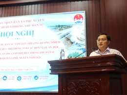 Hội nghị tổng kết công tác phòng thủ dân sự năm 2025, triển khai nhiệm vụ năm 2026