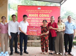 Khởi công những mái ấm nghĩa tình cho hộ khó khăn ở Quảng Oai