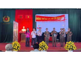 Xã Hồng Sơn giành giải Ba tại Hội thi lực lượng tham gia bảo vệ an ninh, trật tự ở cơ sở giỏi