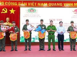 LỰC LƯỢNG ANCS XÃ PHÚ CÁT THAM GIA HỘI THI 