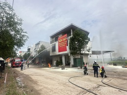 Hồng Sơn thực tập phương án phòng cháy chữa cháy và cứu nạn cứu hộ khu dân cư nguy hiểm cháy nổ cao