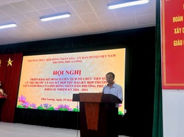 Phường Phú Lương triển khai kế hoạch liên tịch tổ chức tiếp xúc cử tri năm 2026