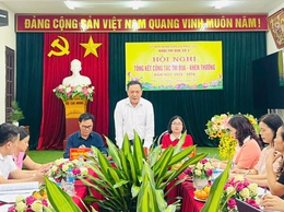 Khối thi đua số 03 tổ chức Hội nghị tổng kết công tác thi đua, khen thưởng năm học 2025 – 2026