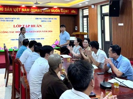 HĐND xã Vĩnh Thanh tổ chức hội nghị tập huấn, bồi dưỡng kỹ năng nghiệp vụ cho đại biểu HĐND xã khóa II, nhiệm kỳ 2026 – 2031.