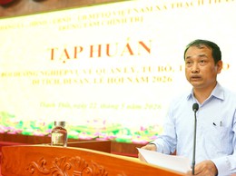 THẠCH THẤT: TẬP HUẤN VỀ QUẢN LÝ, TU BỔ, TÔN TẠO DI TÍCH, DI SẢN LỄ HỘI NĂM 2026