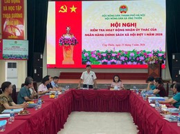 HỘI NÔNG DÂN THÀNH PHỐ HÀ NỘI KIỂM TRA HOẠT ĐỘNG NHẬN ỦY THÁC CỦA NGÂN HÀNG CHÍNH SÁCH XÃ HỘI ĐỢT 1 NĂM 2026 ĐỐI VỚI HND XÃ ỨNG THIÊN.                   