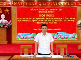 Ban Chỉ đạo 57 phường Thanh Liệt giao ban phát triển khoa học công nghệ, đổi mới sáng tạo và chuyển đổi số