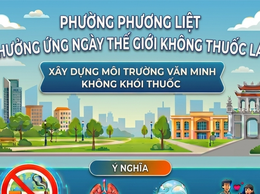 Phương Liệt: Hưởng ứng Ngày Thế giới không thuốc lá và xây dựng môi trường văn minh không khói thuốc