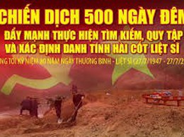 ĐẨY MẠNH CÔNG TÁC TÌM KIẾM, QUY TẬP HÀI CỐT LIỆT SĨ VÀ XÁC ĐỊNH DANH TÍNH HÀI CỐT LIỆT SĨ 