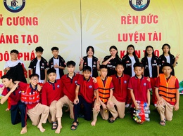 TRƯỜNG THCS ĐỊNH CÔNG TỔ CHỨC SINH HOẠT DƯỚI CỜ TUẦN 35 VỚI CHỦ ĐỀ PHÒNG TRÁNH TAI NẠN ĐUỐI NƯỚC