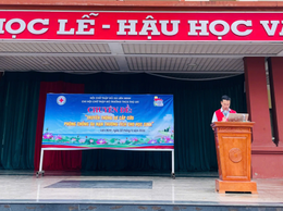 Hội Chữ thập đỏ xã phối hợp tổ chức truyền thông phòng, chống tai nạn thương tích cho học sinh năm 2026
