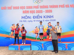Đội tuyển thể thao phường Long Biên tham dự thi đấu Giải thể thao học sinh phổ thông thành phố Hà Nội năm học 2025 – 2026