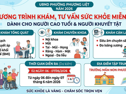 Phường Phương Liệt: Tổ chức khám, tư vấn sức khỏe miễn phí cho người cao tuổi và người khuyết tật năm 2026