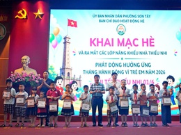 SƠN TÂY KHAI MẠC HOẠT ĐỘNG HÈ