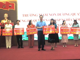 Xã Thuận An tiếp nhận gần 800 triệu ủng hộ Quỹ Đền ơn đáp nghĩa