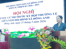 Tổ đại biểu HĐND số 01 và 04 xã Đông Anh khoá II, nhiệm kỳ 2026-2031 tiếp xúc cử tri trước kỳ họp thường lệ giữa năm 2026
