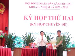 KỲ HỌP THỨ HAI HĐND XÃ QUỐC OAI QUYẾT NGHỊ NHIỀU NỘI DUNG QUAN TRỌNG CHO GIAI ĐOẠN PHÁT TRIỂN MỚI