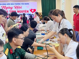 Yên Nghĩa thu được hơn 170 đơn vị máu trong Ngày hội 
“Hiến máu tình nguyện” năm 2026
