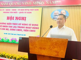PHƯỜNG VĂN MIẾU - QUỐC TỬ GIÁM: NÂNG CAO KỸ NĂNG SỬ DỤNG AI HIỆU QUẢ CHO CÁN BỘ, CÔNG CHỨC
