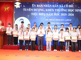 XÃ CỔ ĐÔ TỔ CHỨC TUYÊN DƯƠNG, KHEN THƯỞNG HỌC SINH VÀ GIÁO VIÊN TIÊU BIỂU NĂM HỌC 2025 – 2026